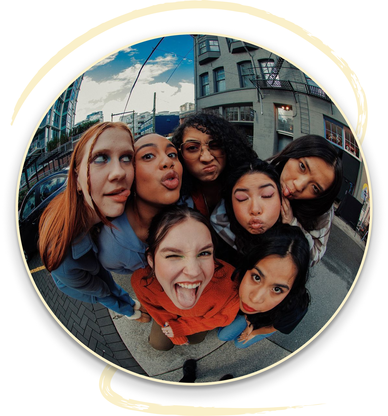 Friends using Bountt to track shared expenses